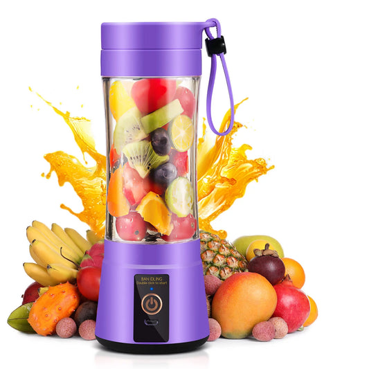 308Ml Portable Juicer for Fruit Smoothie Shake Juice, Personal Portable Blender Cup USB Rechargeable Travel